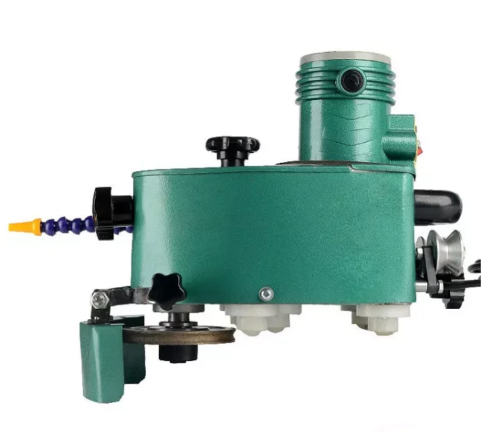 Portable Manual Glass Edging Polishing Beveling Grinding Chamfering Machine for Round Glass Edge