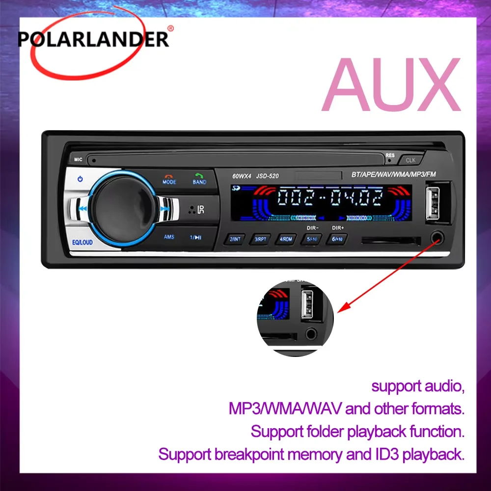 JSD520 12V Car MP3 … - image