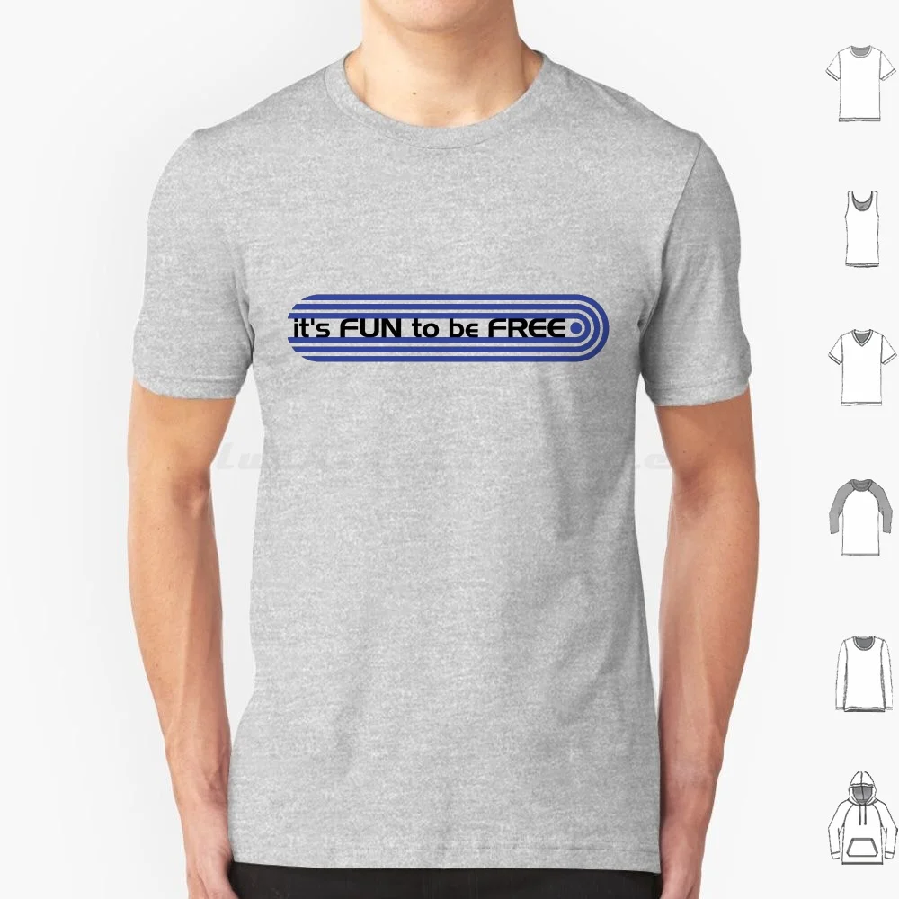 It's Fun To Be Free T Shirt Cotton Men Women DIY Print Retro Vintage Wdw Walt Extinct Attraction World Center Walt World World