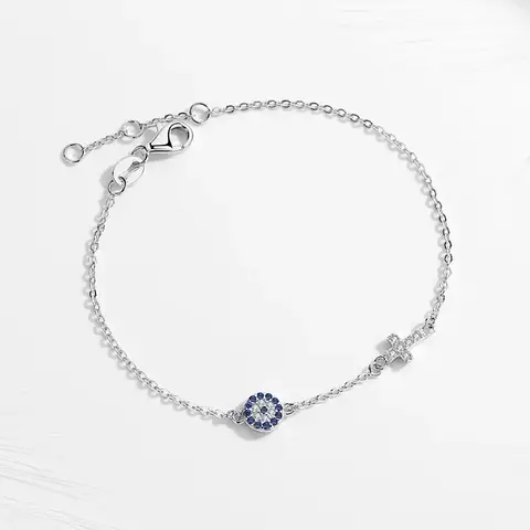 10 best sales क्रॉस ब्रेसलेट सिल्वर 925 - №10