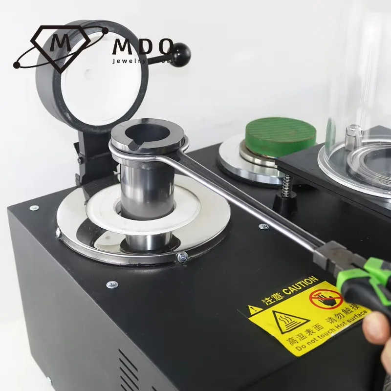 High-Temperature 3-in-1 Jewelry Casting Equipment 2kg 2L Vacuum Casting Machine High-Precision Melting Furnace for Precious