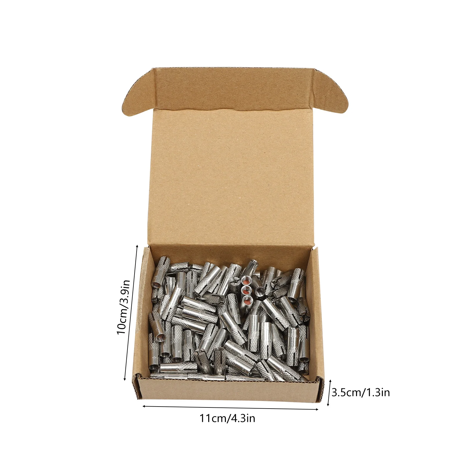 100 قطعة 304 الفولاذ المقاوم للصدأ التوسع الداخلي الأنابيب أنبوب المقابس M6 M8 M10 M12 M16 قطرة في انفجار التفجير مرساة مسمار مزلاج