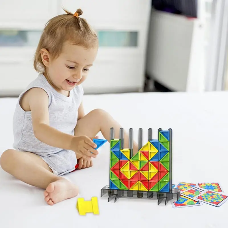 3D Puzzle Jigsaw Tangram Brain Teasers Toy Tangram Jigsaw Shapes Puzzle Card Game Learning Educational Toys For Children