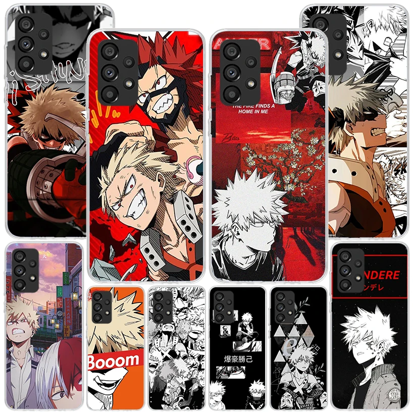 My Hero Bakugou Katsuki Phone Case For Samsung Galaxy A17 A16 A15 A14 A13 A57 A56 A55 A54 A53 A37 A36 A35 A34 A33 A26 A25 A24 A2