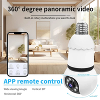 BTLIFE-Smart 8MP Wifi Lamp Bulb IP Surveillance Camera With 32G Memory Card Two-Way Audio Color Night Vision 360 Degree AI Track