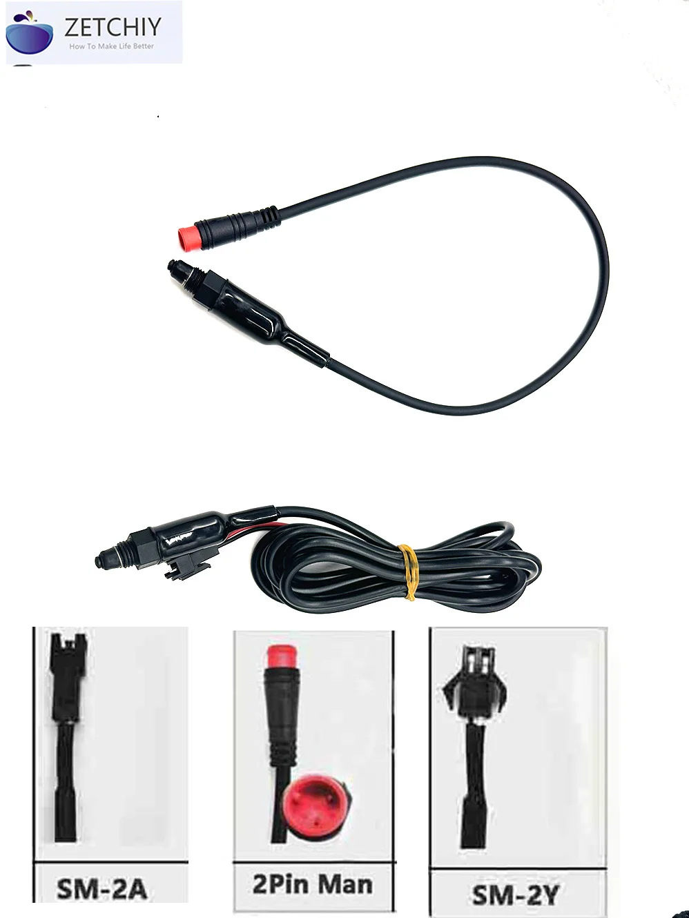 XOD Hydraulischer Scheibenbremsen-Stromabschaltsensor SM Wasserdichter Steckverbinder Elektrofahrrad-Bremssensor für Bafang Mittelmotor E-S