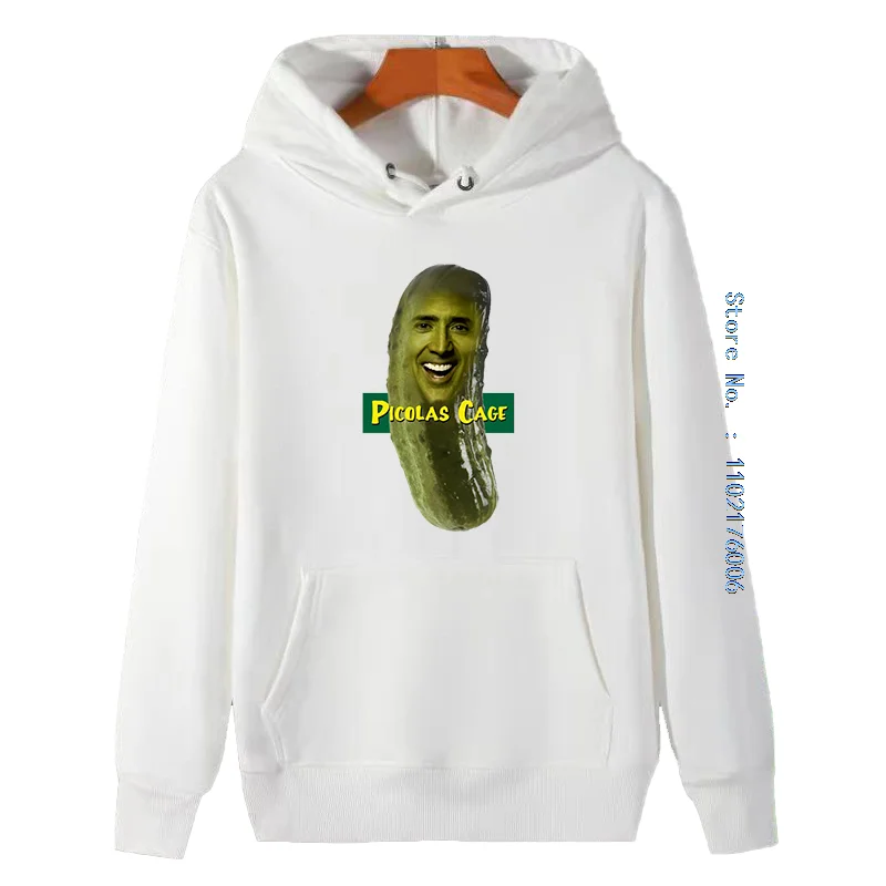 New Picolas Cage Graphic Hooded Sweatshirts Pickle Picolas Pickolas Nicolas Cage Meme 4chan Dank Meme Funny Hooded Shirt