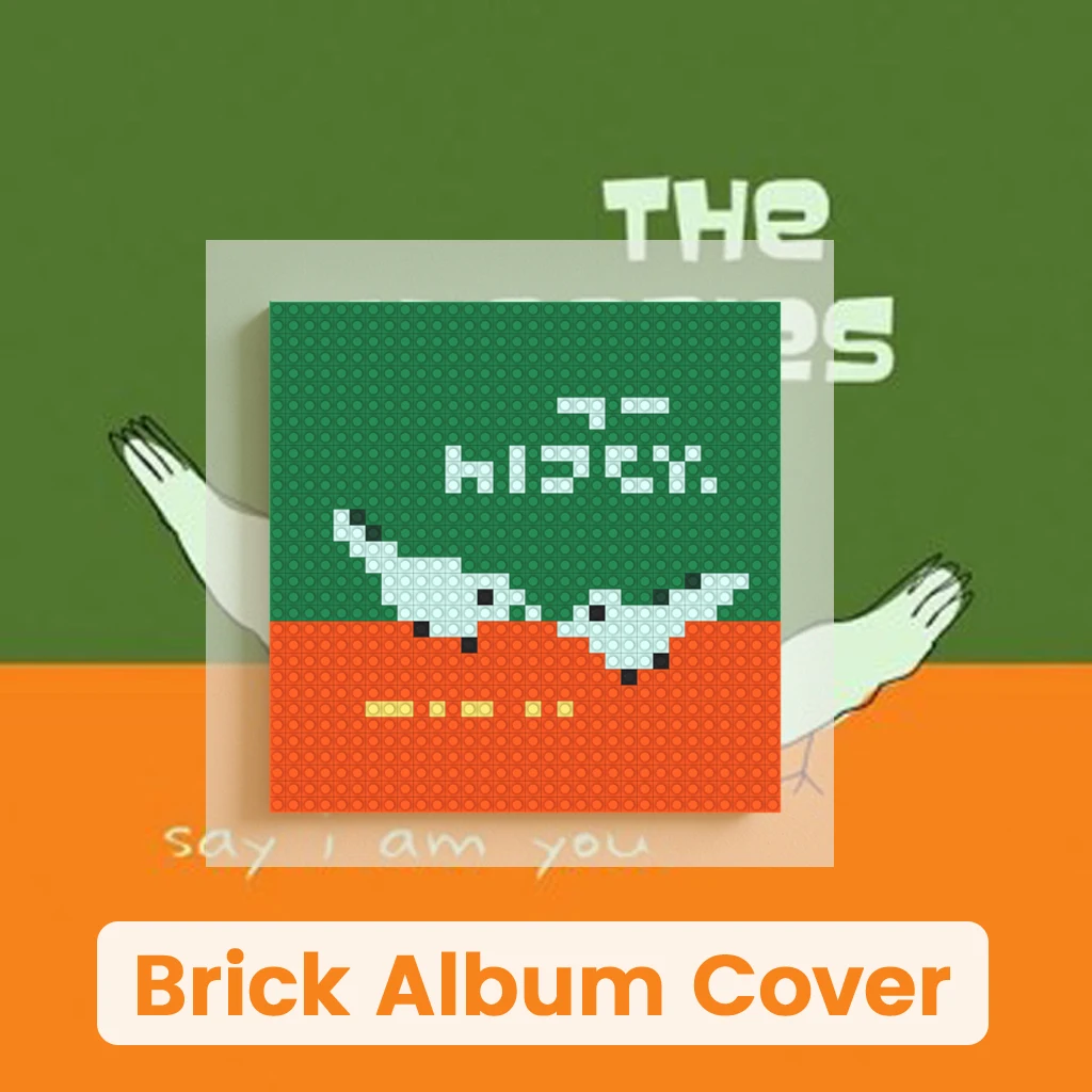 

The Weepies Folk Pop Acoustic Music Building Blocks Brick Mosaic Wall Art Album Pixel Painting Home Decor Music Lover Gift
