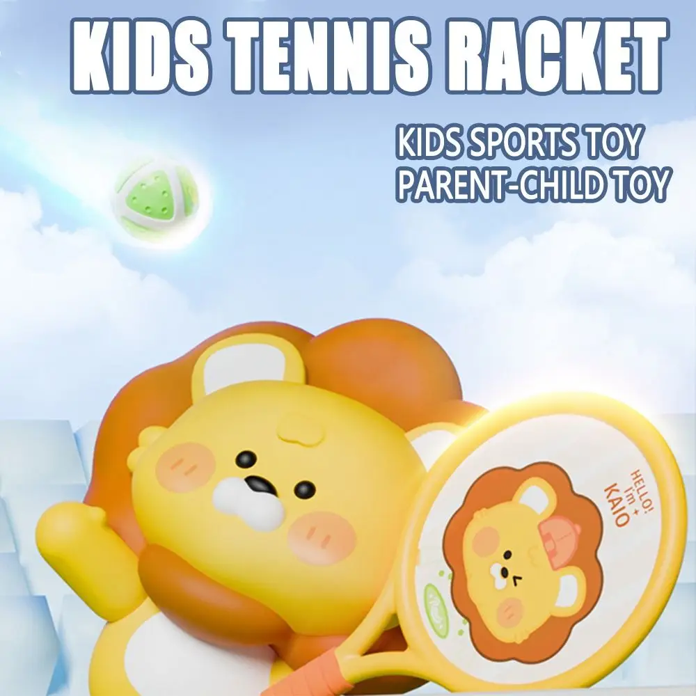 

Creative Kids Tennis Racket Elastic Ball Comfortable Toddler Tennis Racquet Set Plastic Educational Children Badminton Rackets