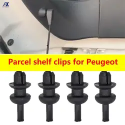 4PCS For Peugeot 106 205 206 306 307 308 208 MK2 Trunk Parcel Shelf Pack Hanger string Clips Mounting Hook Bracket 7903077159