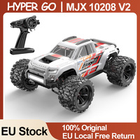 MJX 10208 Upgraded V2 Monster Super Large 4WD Brushless 1/10 High Speed RC Professional Bigfoot Off road Remote Control Vehicle