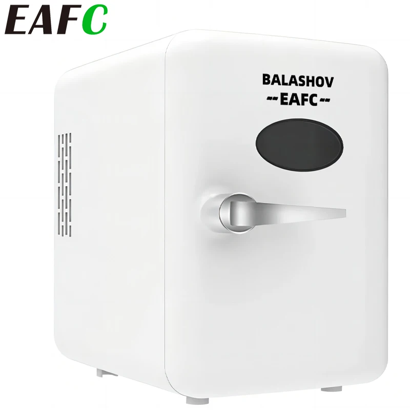 EAFC 4L 6Cans Small Refrigeration Warm Heat Mini Fridge Refrigerator Cosmetics Mask Beverage Dormitory Refrigerators Cooler