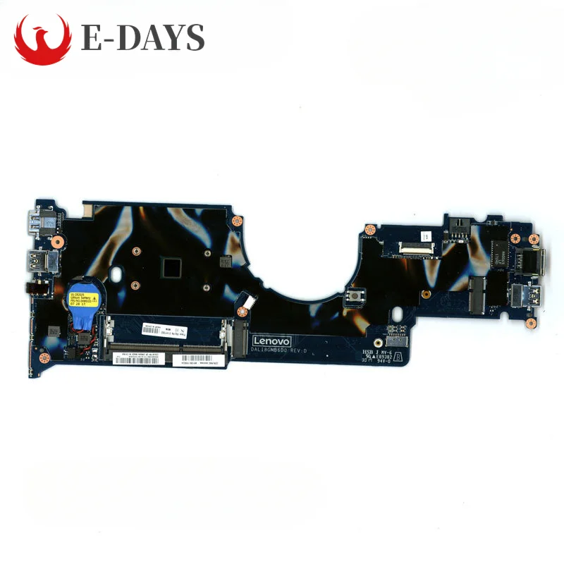 For Lenovo ThinkPad Yoga 11e 4th Gen Laptop Motherboard DALI8GMB6D0 Mainboard with CPU N3450 UMA 100% Tested Ok