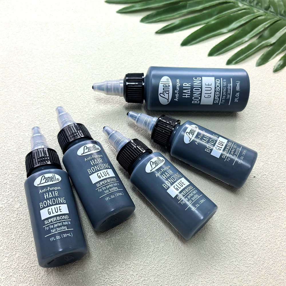 

Lanell Black Hair Weaving Bond 1Oz/2Oz/4Oz Super Bond Anti-fungus Hair Glue 1pcs/2pcs for Strong Bonding Glue