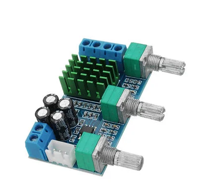 DC 12V To 24V 2X80W XH-M567 TPA3116D2 Dual Channel Digital Amplifier Board High And Low Adjust On-board Operational Amplifier