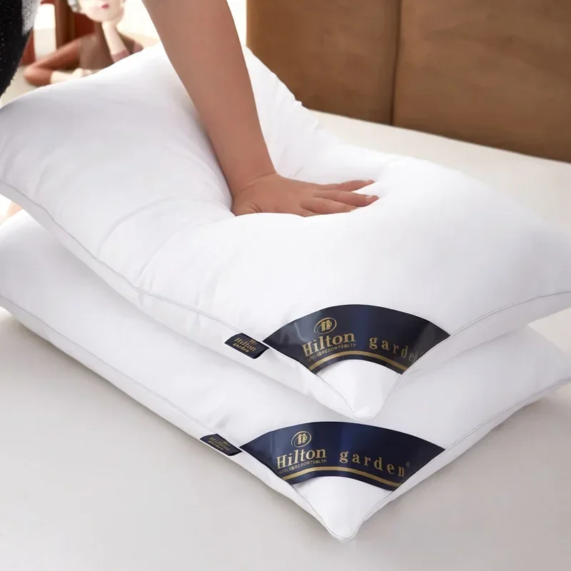 2pcs Cervical Protection Pillow Core Pair - Washable Household & Dormitory Pillow Inserts for Men Women & Daily Comfortable Use