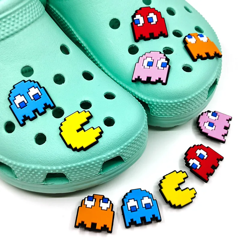 5 sztuk/zestaw Cartoon buty Charms gra PVC chodak sandał dekoracja butów DIY plecak akcesoria dopasowane opaski na rękę prezent na przyjęcie dla