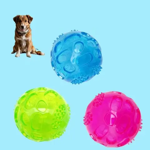 Pet dogs squeaking, bouncing, puzzle balls cleaning, teeth chewing, toys training, accompanying small and medium-sized dogs