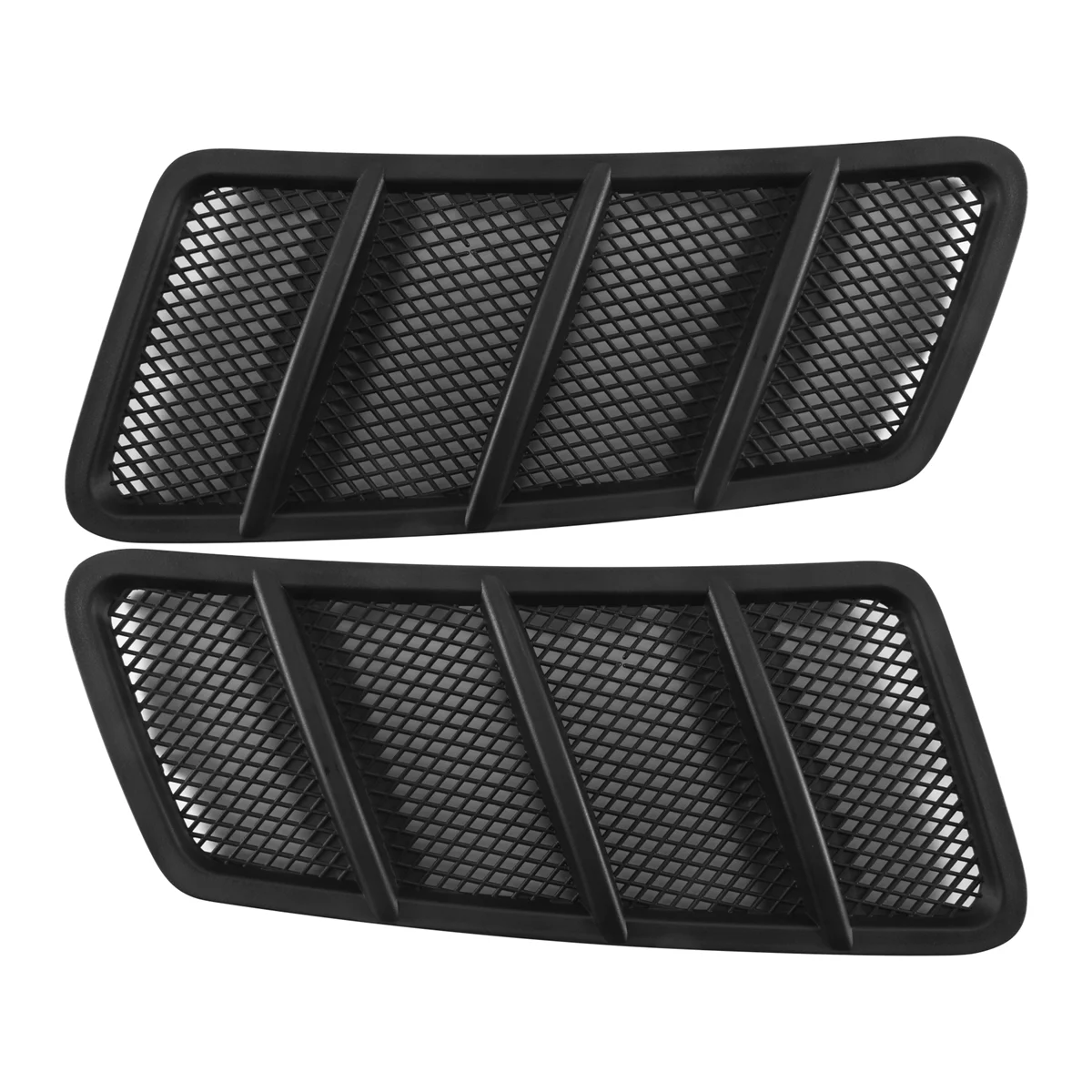 2X Side Hood Air Vent Grille Cover for - W166 ML Class 2012-2015 1668800105