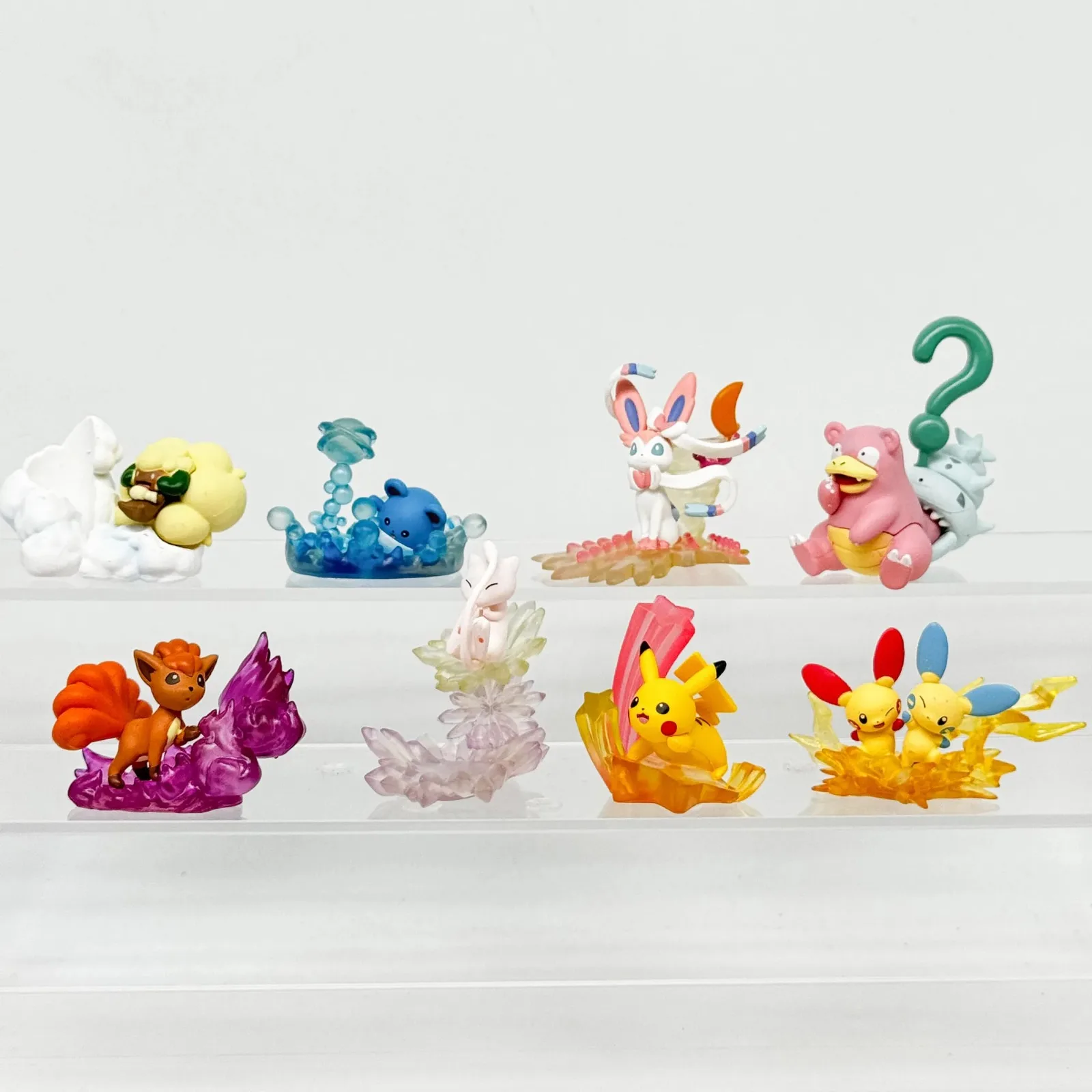 Pokemon Miniatuur Figuur Blind Box Speelgoed Verzamel Bureau Decor Organizer Maril Yadoran Nimf Eleuun Mew Minum Kids Geschenken