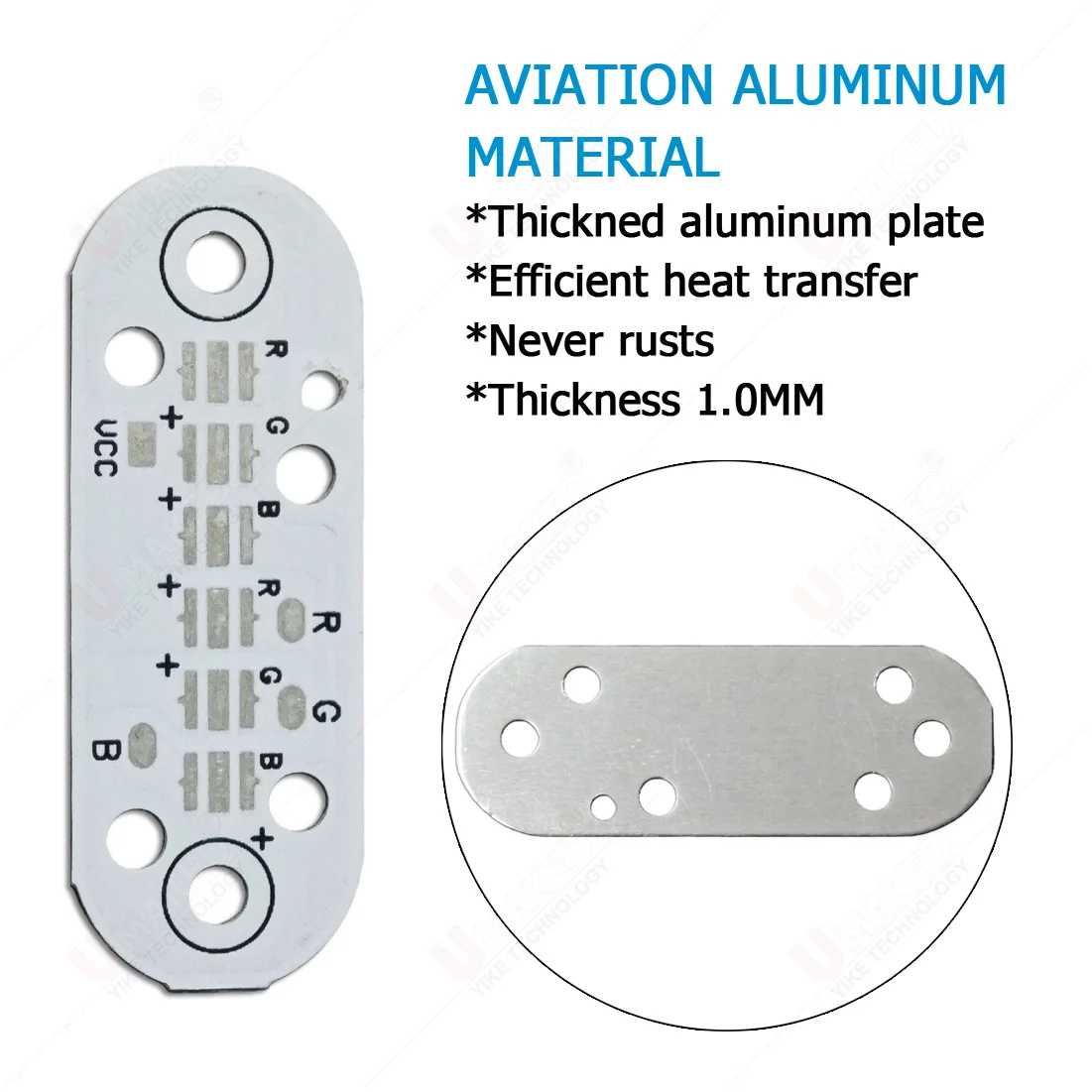 200pcs 45x17mm LED PCB plate for SMD chips Aluminum plate base heat sink PCB  lamp base DIY led indoor light lamp bulb downlight