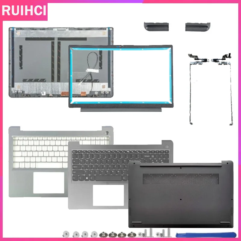 

For Ideapad 3 15ABA7 3 15IAU7 2022 NEW LCD Back Cover Bezel Palmrest Bottom Case Laptop Housing Replace silver Gray