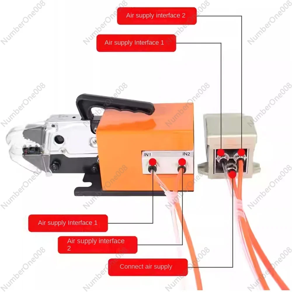 

Pneumatic Crimping Pliers Terminal Crimping Machine Cold Pressing Terminal Machine Multi-Function Crimping Tool Die Jaw Am10