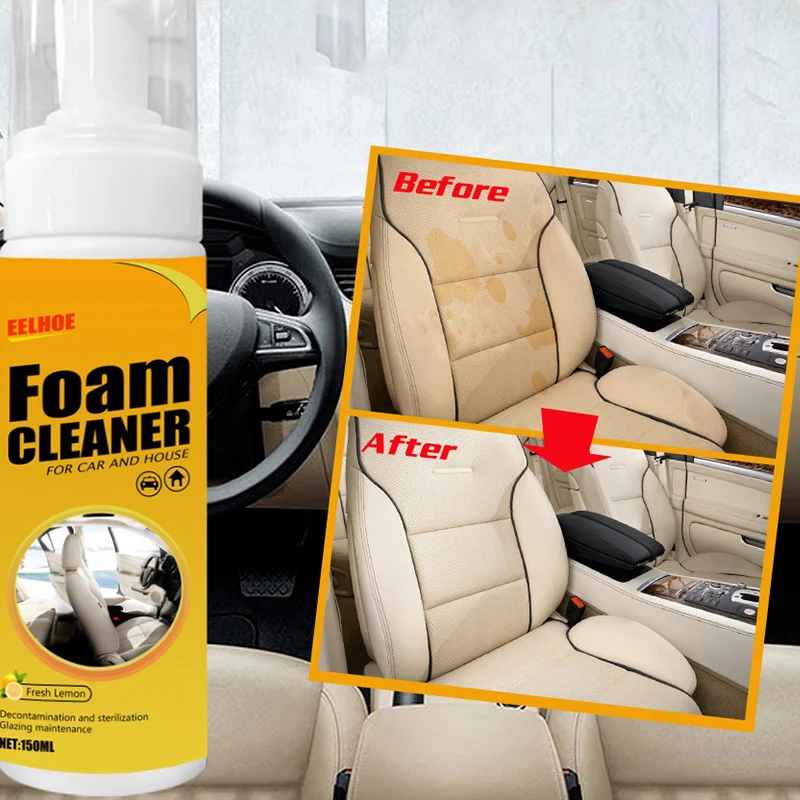 Multi-purpose Foam Cleaner Anti-aging Cleaning Automoive Seat Interior Auto Accessories Wash Surfaces Foam Cleaner