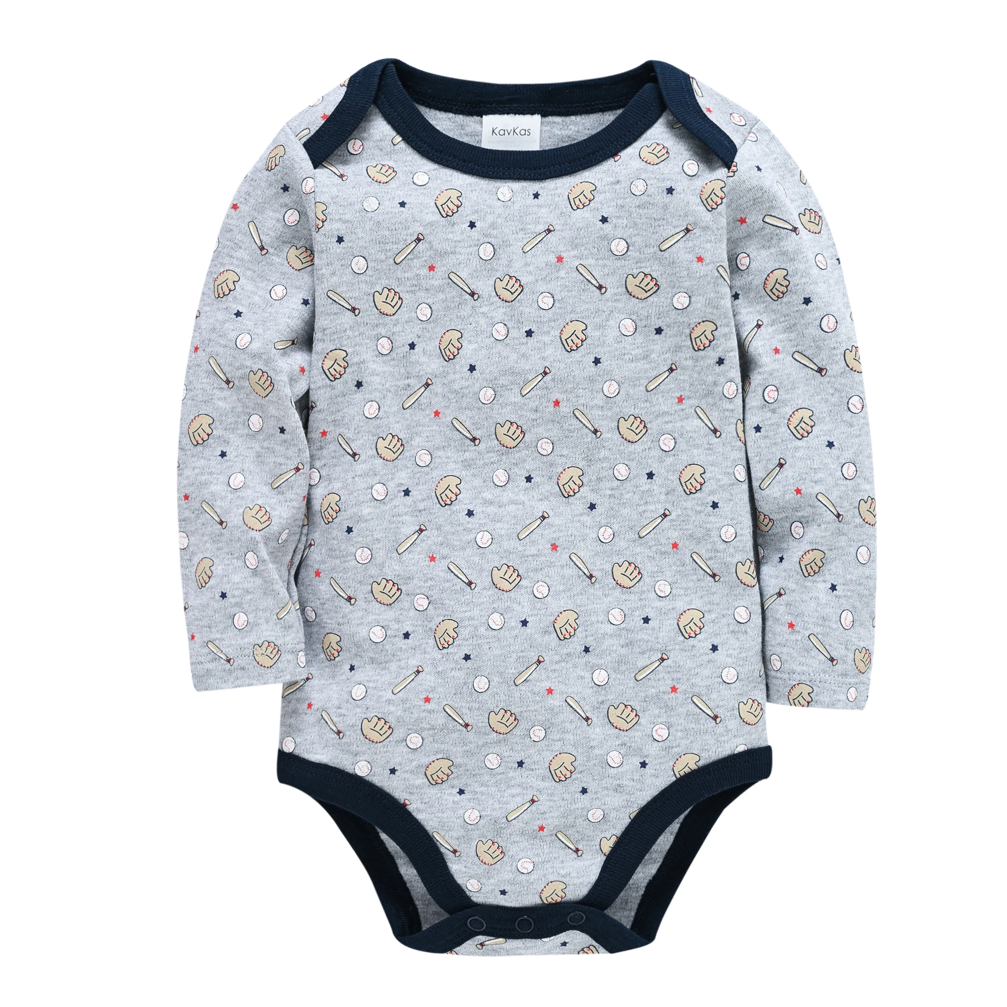 3 PCS Baby Clothes Newborn Bebe Boys Romper Set Long Sleeve Cartoon Print 100% Cotton Kids Bodysuit Jumpsuit Clothing 3~24M