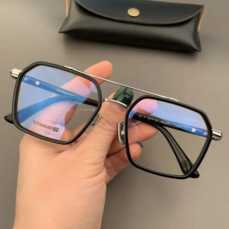 Langlebige und tragbare Anti-Blaulicht-Brille, übergroßer optischer Rahmen für Männer und Frauen, ultraleichte Brille, Anti-Strahlung – Detail 5