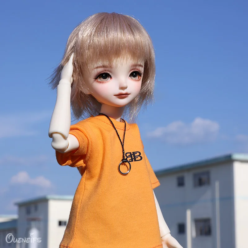 BJD Doll 1/6 Noisy Casual Style Yellow T-shirt Resin Toys Bright Full set Gift Fashion Dolls