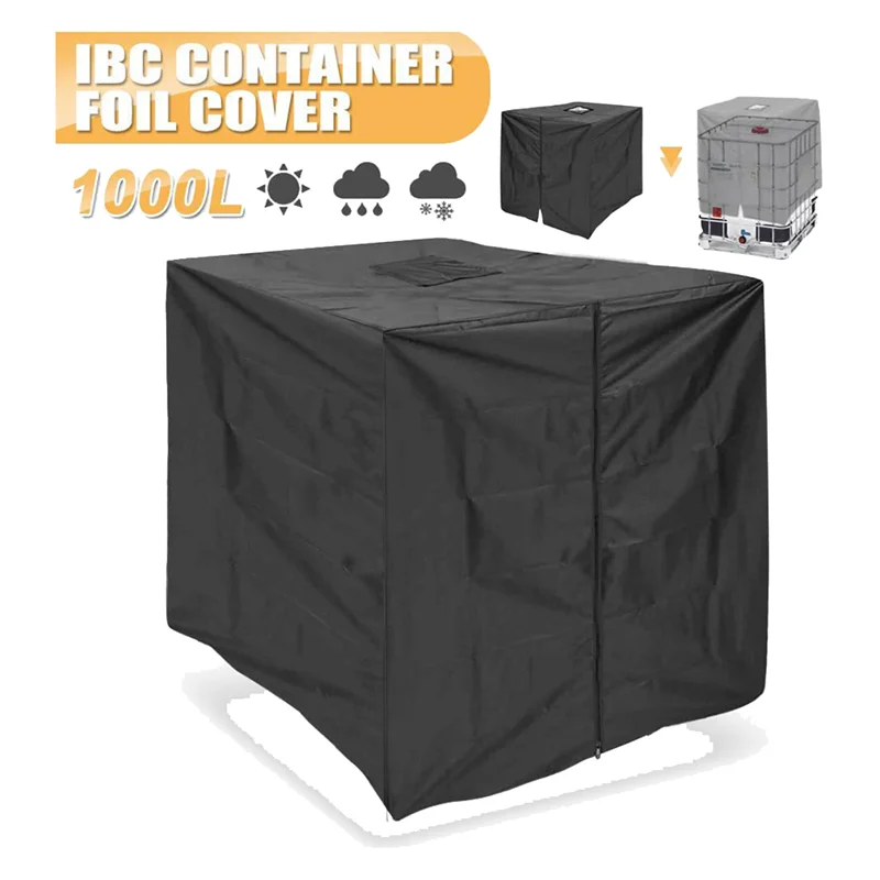 AF90-1000L Waterproof Dustproof Tank Cover Rainwater Tank Oxford Cloth UV Protection Cover Garden Water Tank Cover