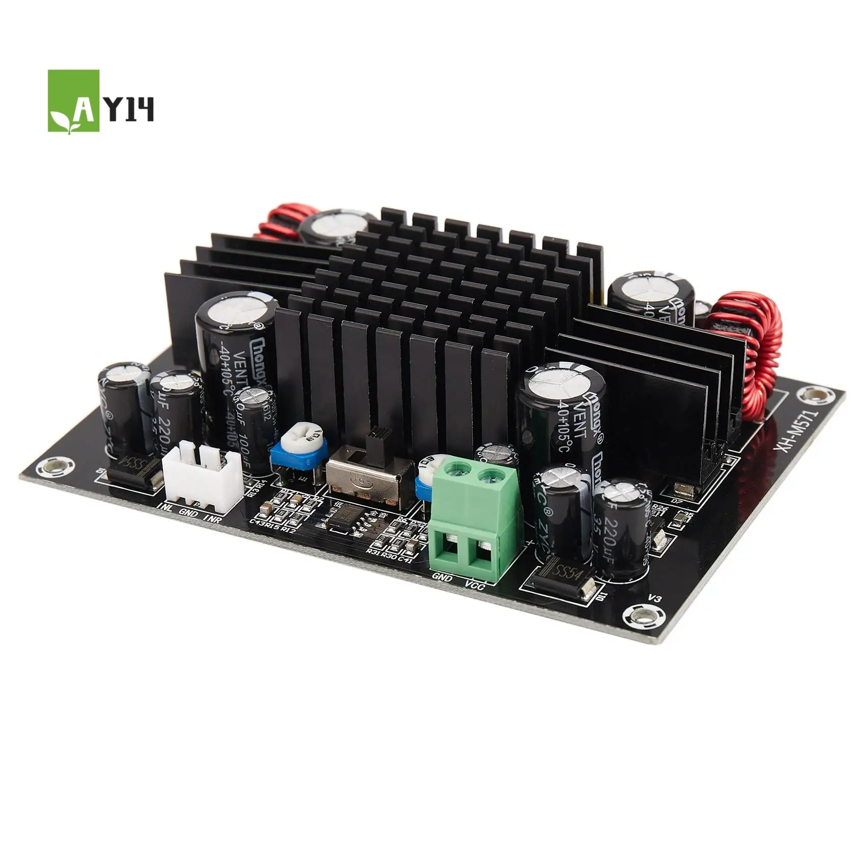 AY14 -Xh-M571 High Power Subwoofer Audio Digital Amplifier Board Trolley Case Boost Amplifiers Mono 150W