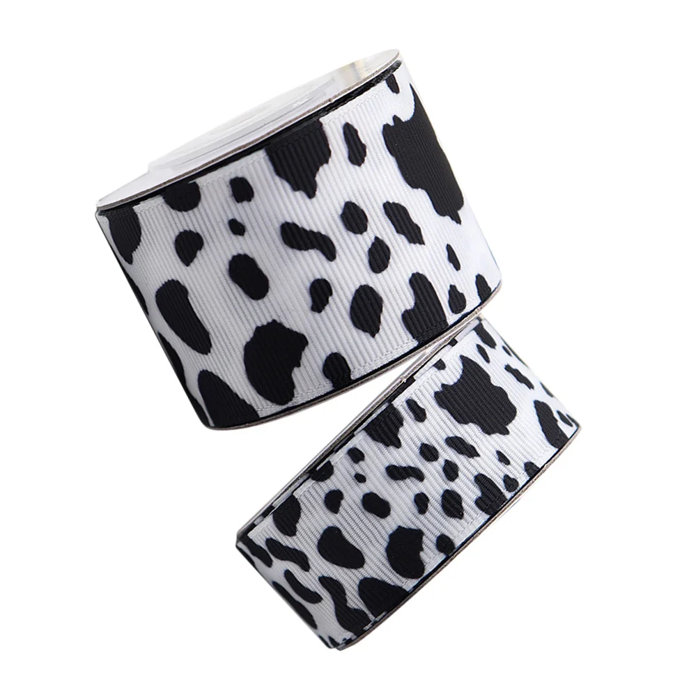 

Cow Prints Ribbon Gift Wrapping Polyester Fabric DIY Craft Projects Sewing 120cm Polyester Ribbon Fabric Ribbons