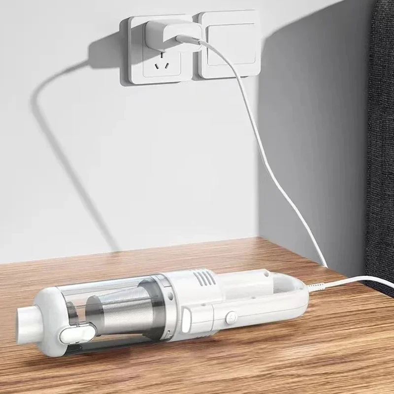 مكنسة كهربائية لاسلكية متعددة الوظائف 15000pa لأرضية السيارة مكنسة كهربائية منزلية محمولة باليد شفط قوي فلتر HEPA