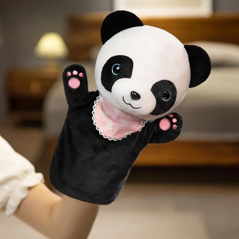 Plush Puppets For Kids Animal Stuffed Hand Puppet Interactive Role Play Storytelling Plushies Pretend Plush Toy For Show Theater