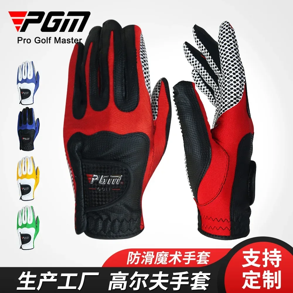 قفازات PGM Golf للرجال من الألياف الدقيقة للجولف، جزيئات واحدة مضادة للانزلاق #2
