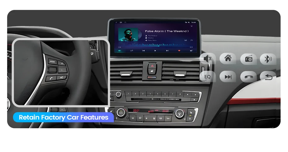 Junsun 1920*720 Drahtlose Carplay Android Auto Multimedia Auto Radio Für BMW 1 2 3 4 serie F20 F21 F22 F30 F31 F32 F33 F34 F36 – Detail 9
