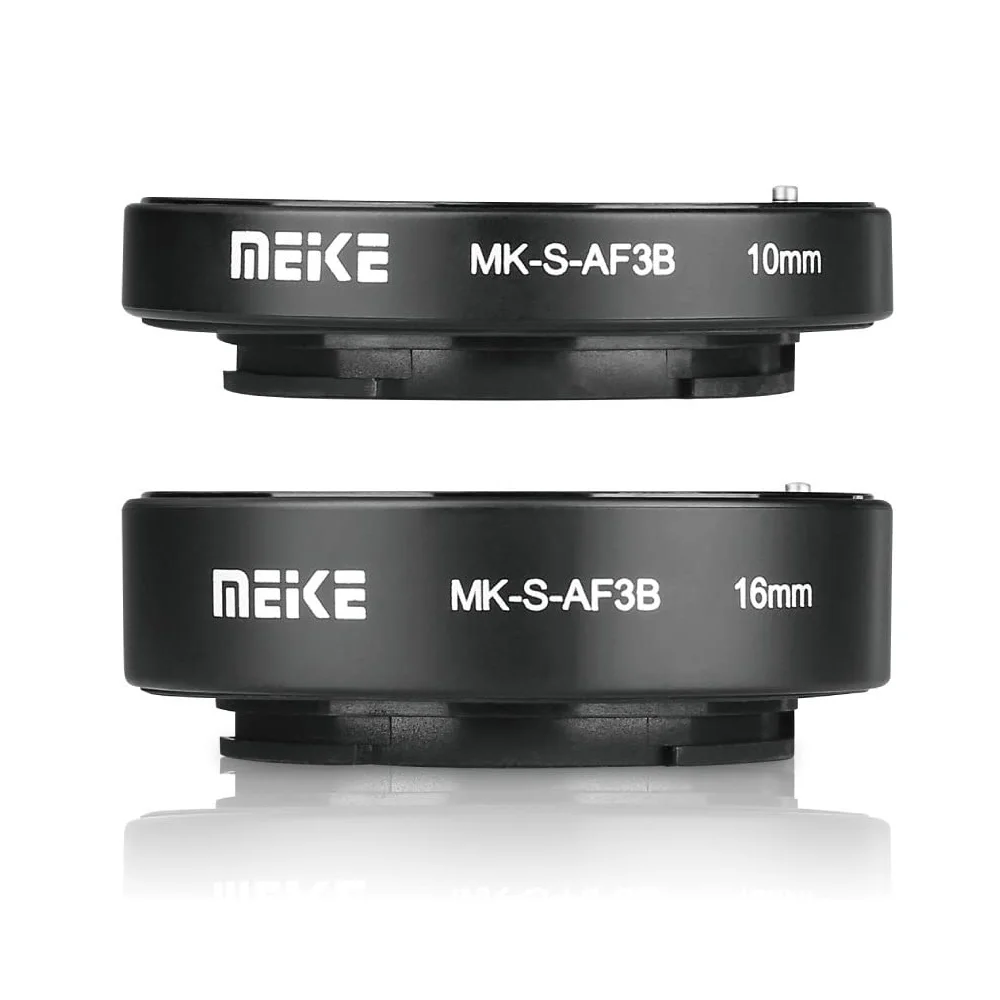 Meike Auto Focus Macro Extension Tube Ring 10mm 16mm For Sony ZV-1 ZV-E10 II A6700 A7 A7ii NEX-3 NEX-5 NEX-6 A6600 A6300 A7III