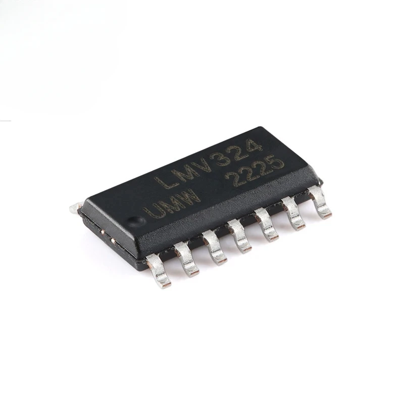 10pcs/5pc LMV324 LMV324IDR SOP-14 Four-channel Quad Low Power Rail-to-Rail Operational Amplifier Chip IC Integrated Circuit