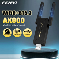 FENVI WiFi 6 AX900 BT5.3 USB Adapter Dual Band 2.4G/5Ghz Wireless Network Card WiFi6 USB Network Receiver Dongle For Win10/11 PC