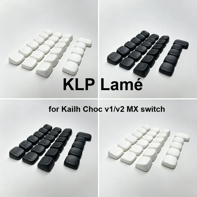 KLP Mx/Choc Lamé Keycaps - Injection-molded Pbt Low Profile Keycaps Keyboard Split Kailh Choc V1 Choc V2 Mx Switch