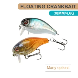 3.8cm 4.6g Fishing Lures Floating Micro Crankbait Wobbler Artificial Hard Bait Jerkbait Fishing Accessories For Bass Trout YG147