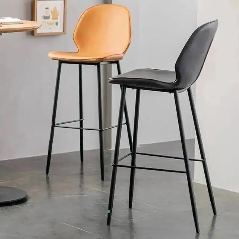 Computer Para Barstools Ergonomic Aluminum Comedor Minimalist Barstools Gray Bedroom Sillas Relaxing Bar Comfortable Furniture
