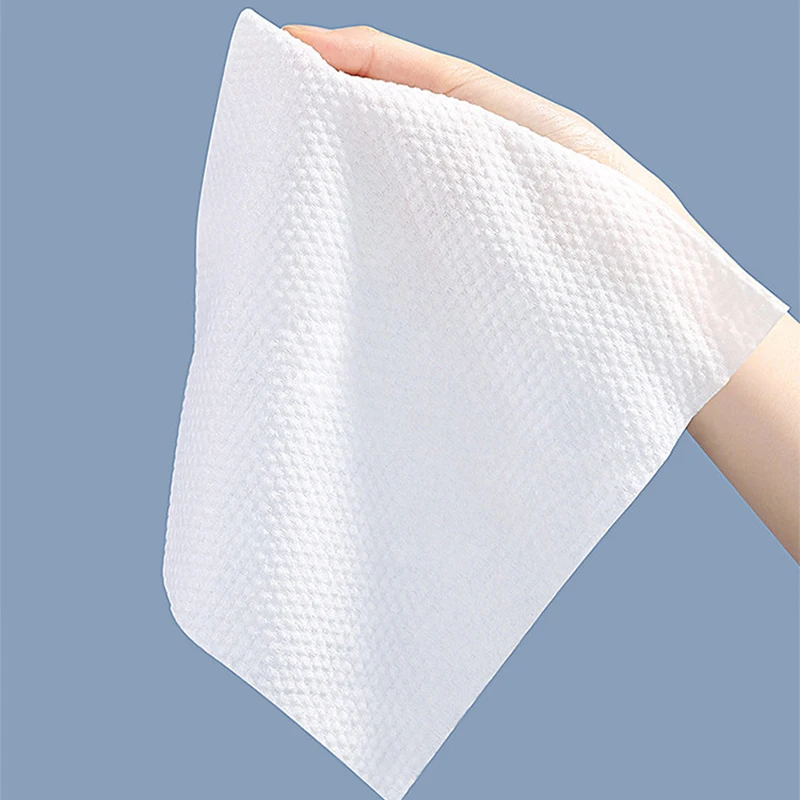 50 قطعة/صندوق منشفة الوجه القابل للتصرف رشاقته فائقة النعومة نظيفة المناشف مزيل ماكياج الوجه مناديل جافة منشفة الوجه المنزل السفر المحمولة