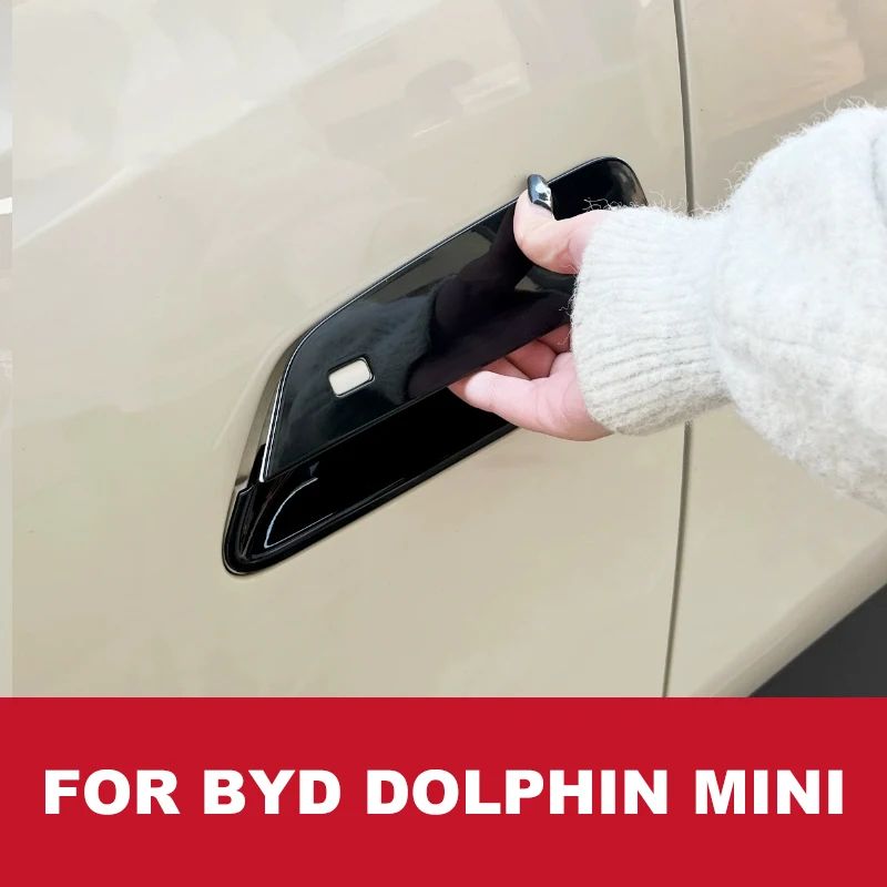 

Car Styling Protector Decoration Accessories Exterior Sticker Door Handle Gate Side Bowl Cover Trim Frame For BYD Seagull