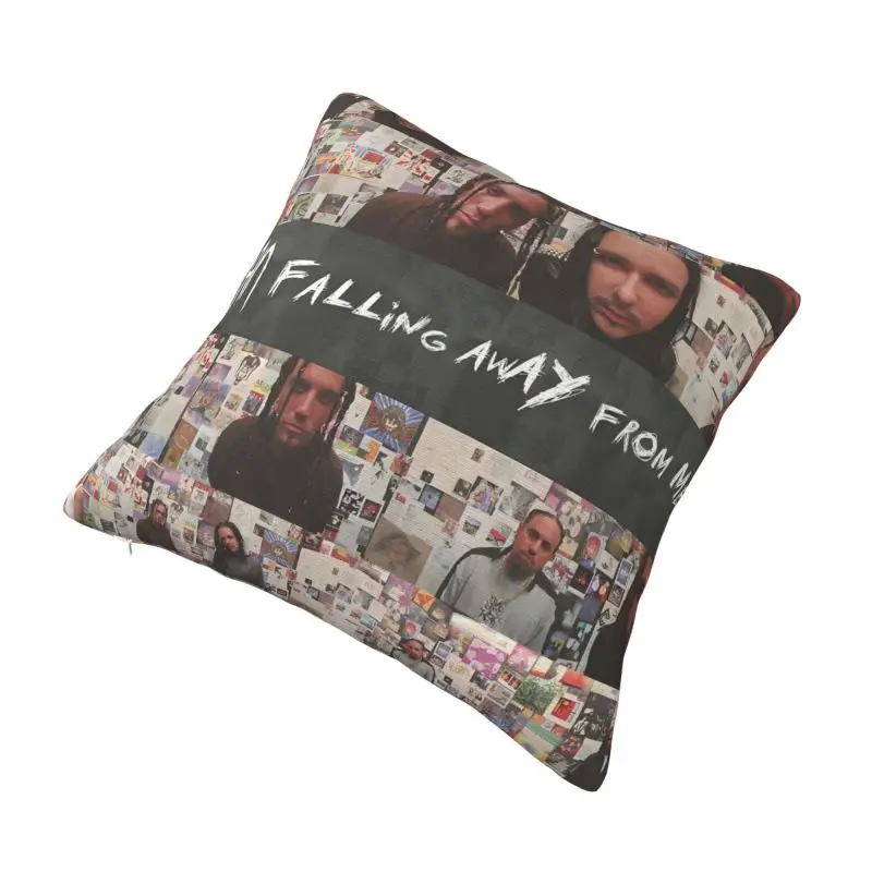 Custom Luxury Korns Heavy Metal Music Hard Rock Roll Cushion Cover Polyester Band Pillow Case