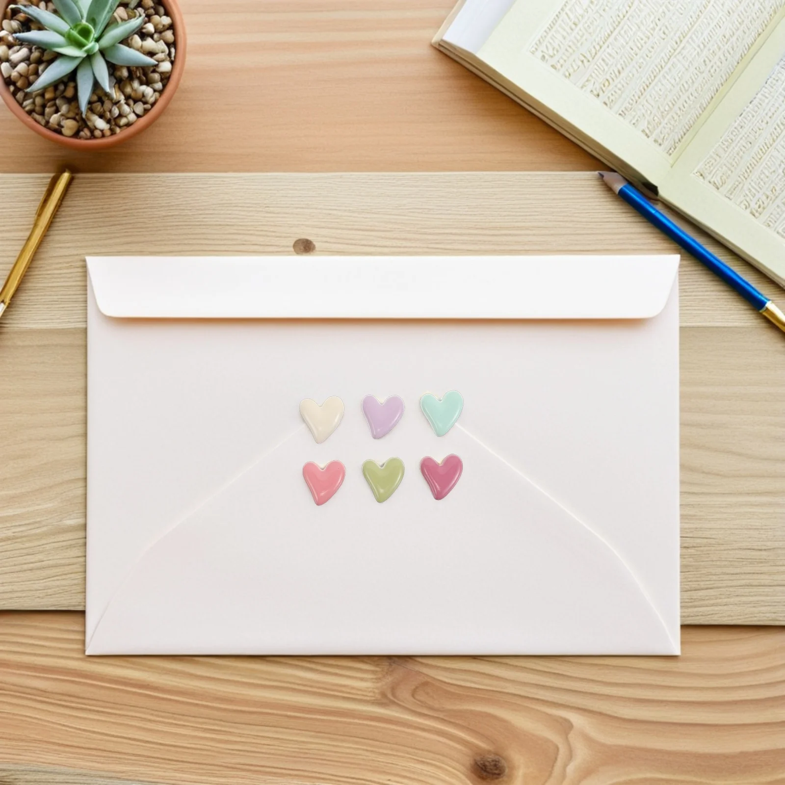 

24Pcs Heart Shaped Fridge Magnets Colorful Macaron Vintage Style Strong Hold Decorative Magnets for Refrigerator Cabinet Photos