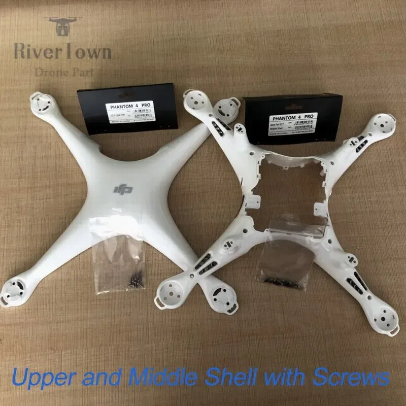 Genuine DJI Phantom 4 Pro - Body Shell Top Middle Cover Landing Gear with Compass Screw Replacement for DJI P4P