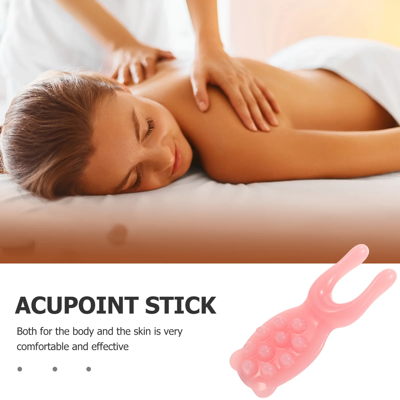 

Portable Resin Massager Tool for Nose Face and Body Acupoint Massage Small Gua Sha Stick for Care